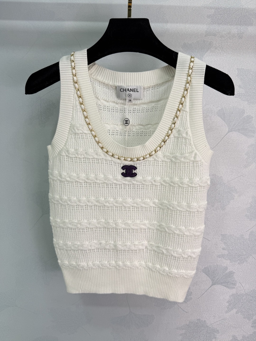 CC 25SS Chain knitted vest
