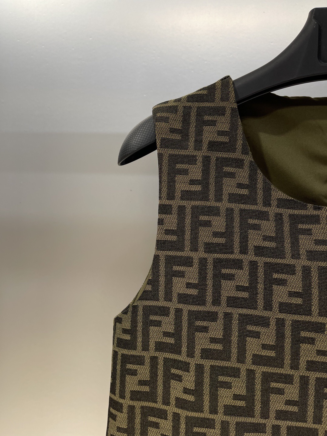 FEN 2025SS Full printed pocket vest dress