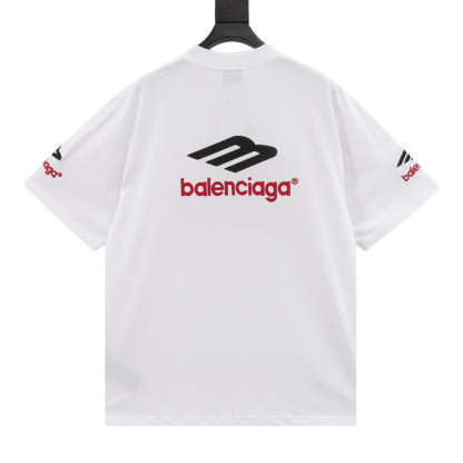 Embroidered Letter Washed Short Sleeve T-SHIRT