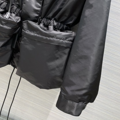 PP Large pocket waist cinching jacket jacket