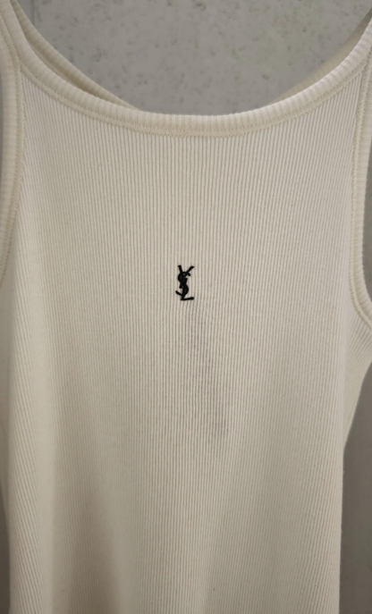 YSL Small LOGO Embroidered Strap Double Color