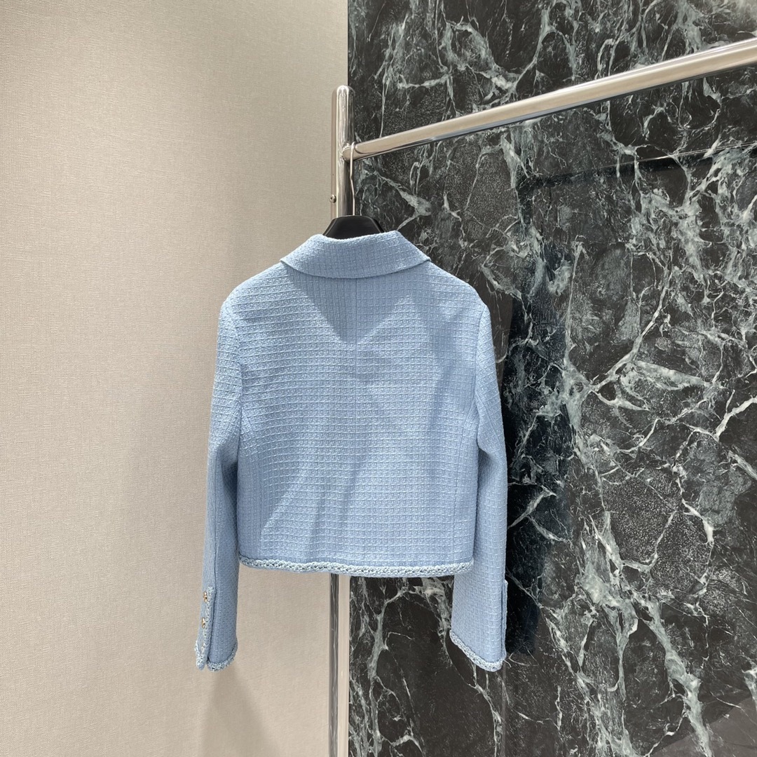 CC 25SS Blue woolen jacket