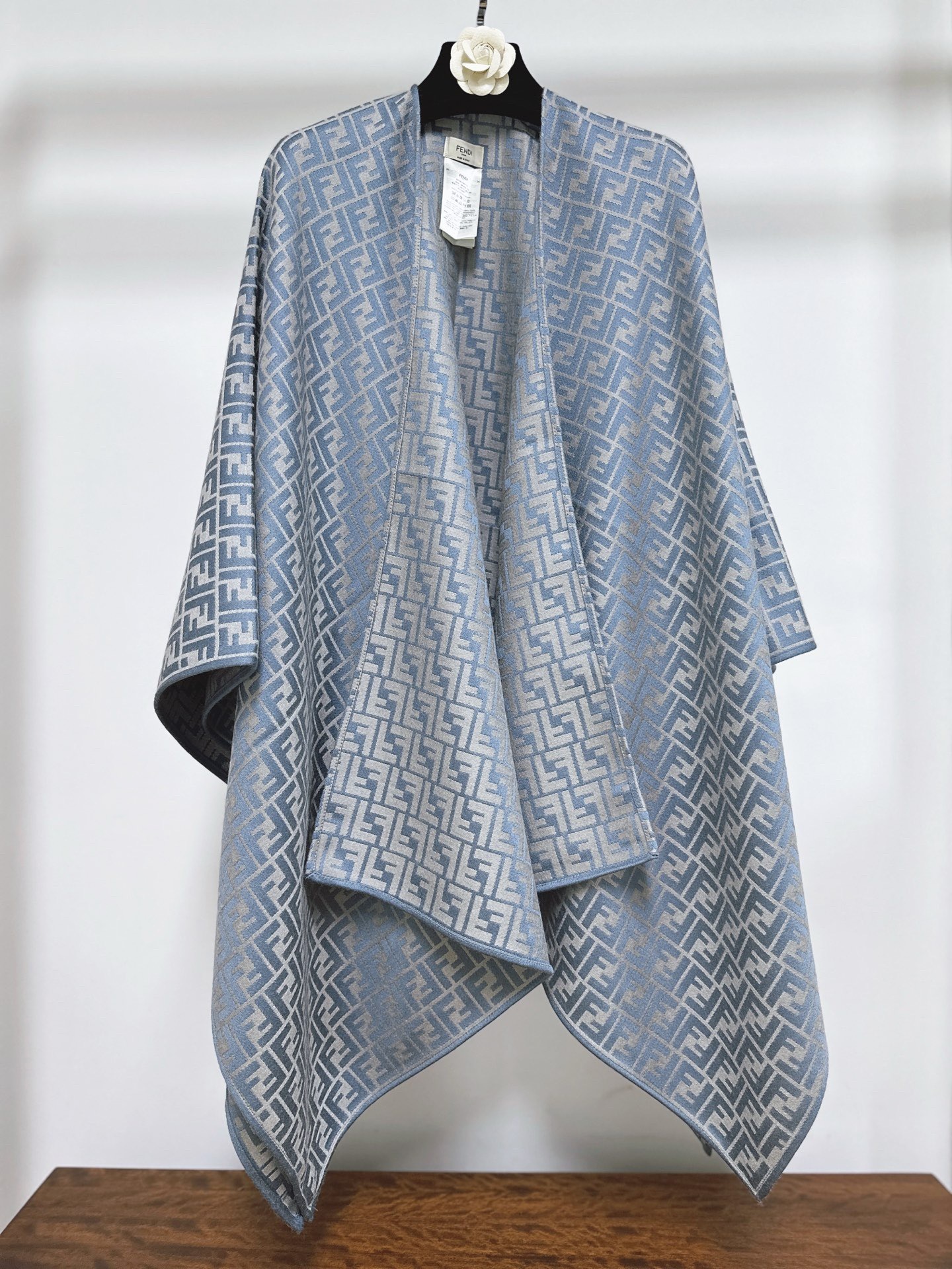 FEN 25SS Full printed tricolor shawl