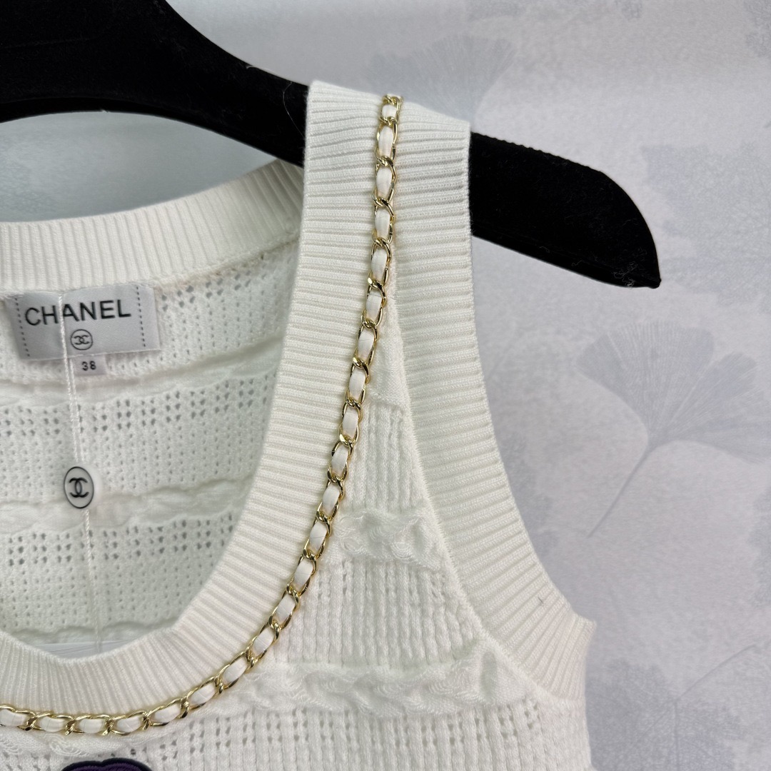 CC 25SS Chain knitted vest