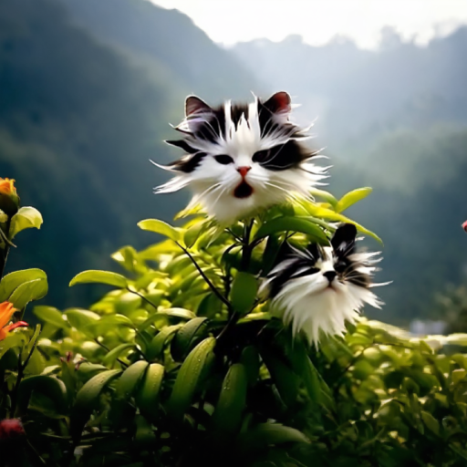 🐱🐱Cat's eye verblinden×Zwarte kat met lange oren