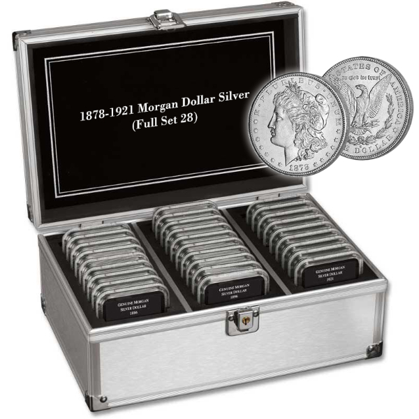 【Complete Set】1878-1921 Morgan Silver Dollar 28PC