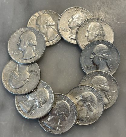 1932~1941 Washington Silver Quarter Proof 10-pc Se