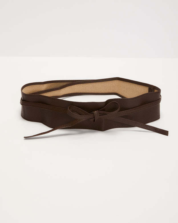 Willard Faux Leather Obi Belt-Matylis