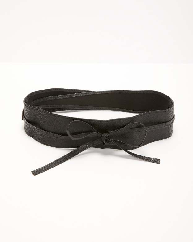 Willard Faux Leather Obi Belt-Matylis