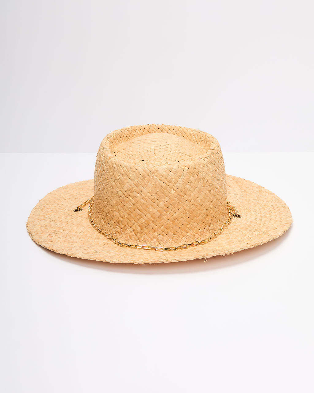 Vaycay Nomad Chain Link Straw Hat-Matylis
