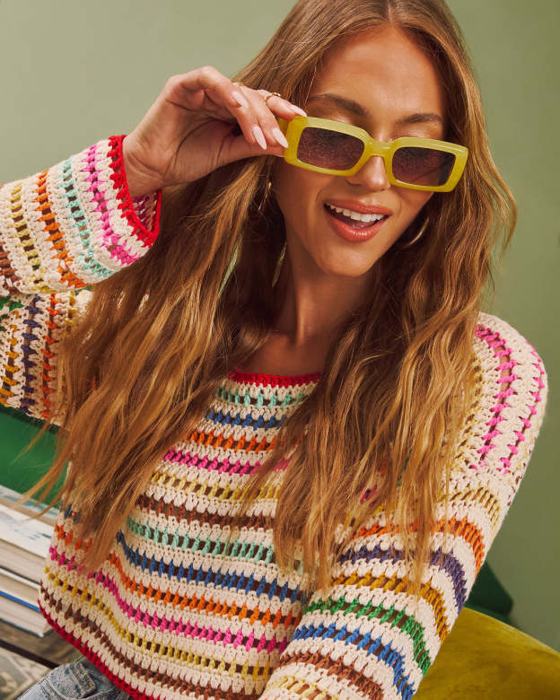 Viana Square Frame Sunglasses-Matylis