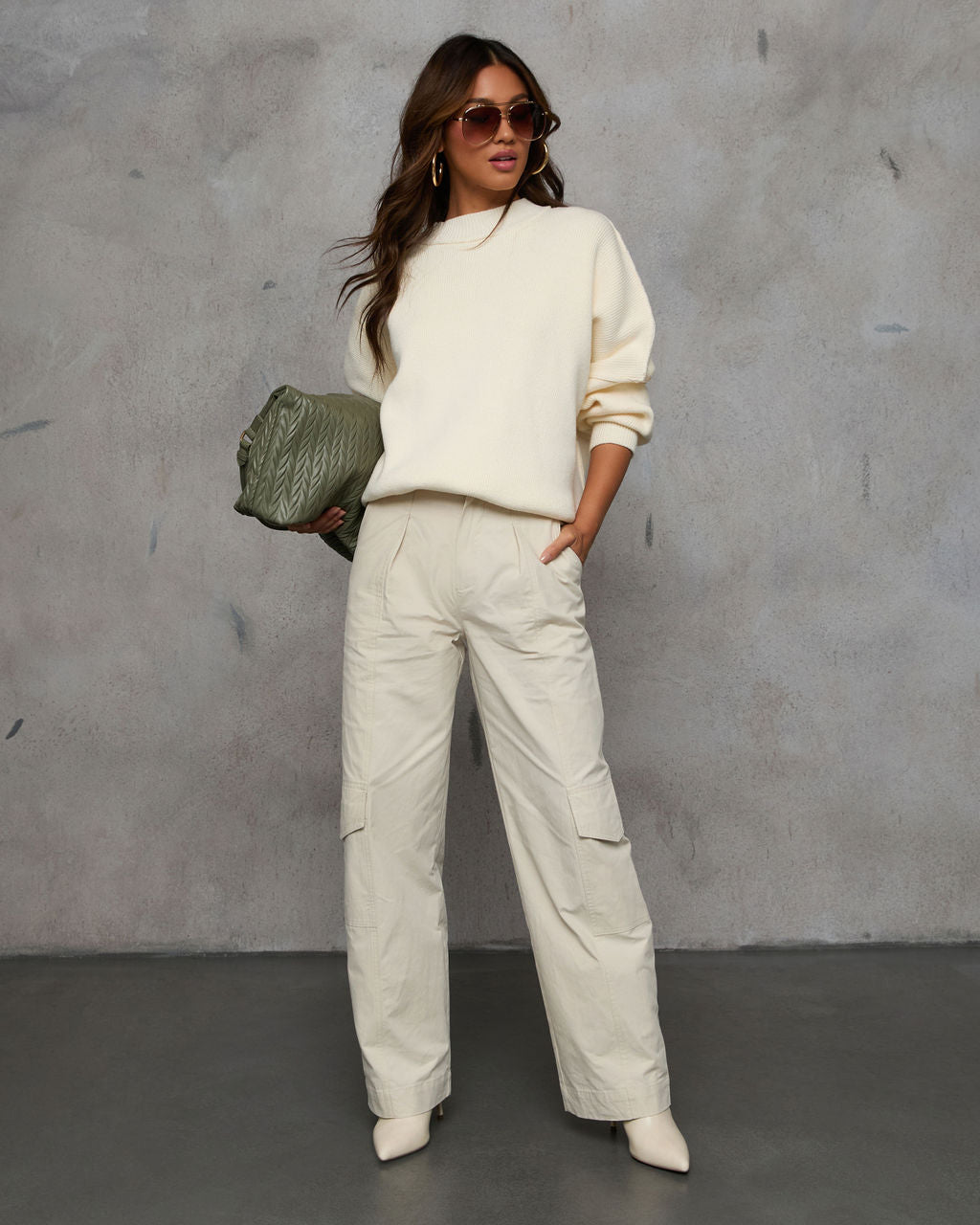 Together Again Pleated Front Pants-Matylis