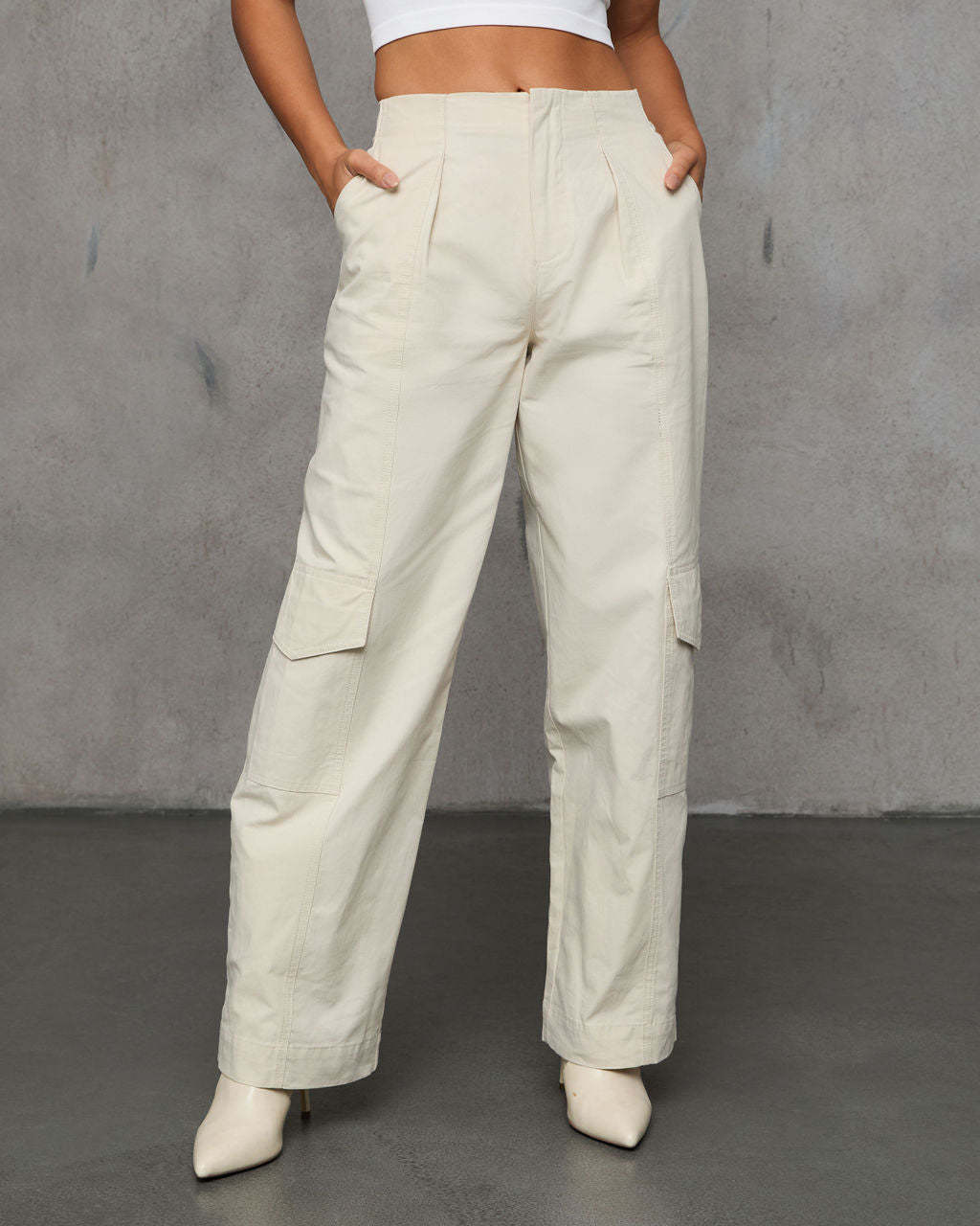 Together Again Pleated Front Pants-Matylis