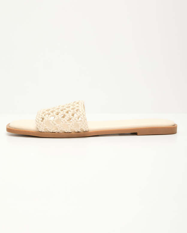 Warren Crochet Flat Sandals-Matylis