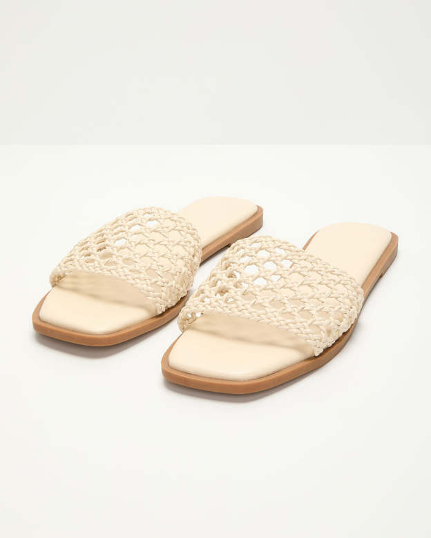 Warren Crochet Flat Sandals-Matylis