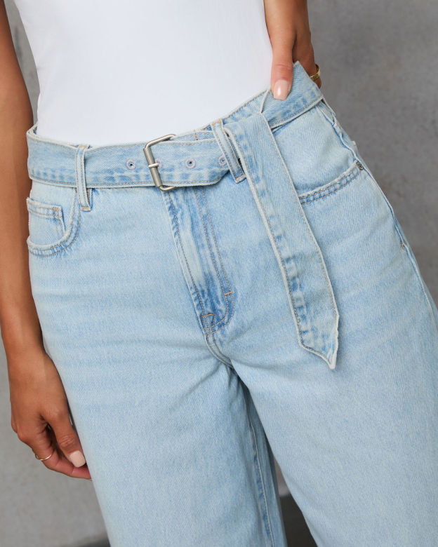 Wild Breeze High Rise Wide Leg Jeans-Matylis