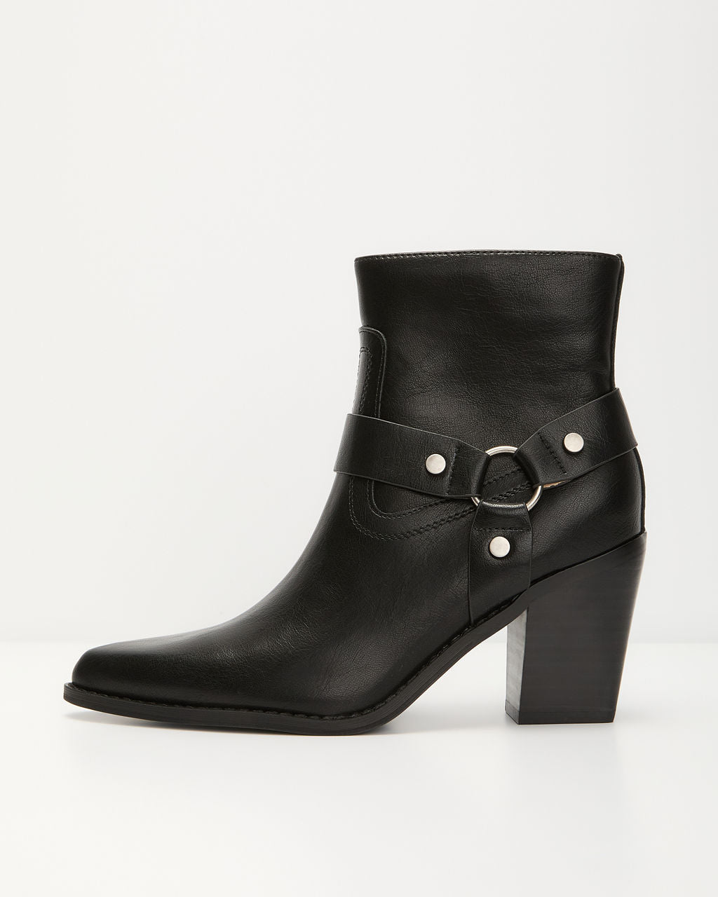 Walk Away Western Hardware Ankle Booties-Matylis
