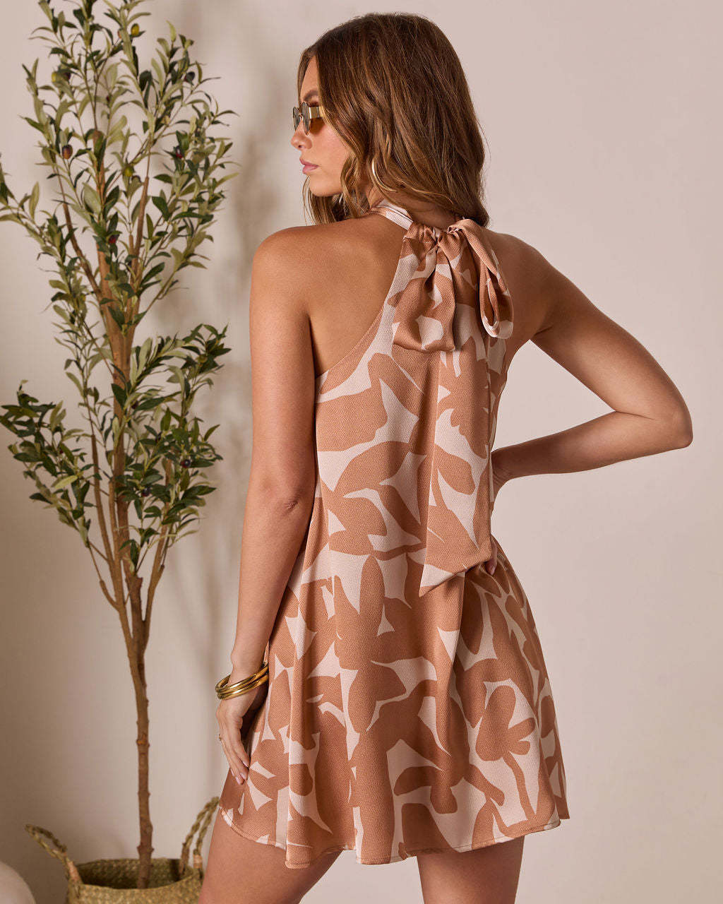 Tobie Halter Mini Dress-Matylis