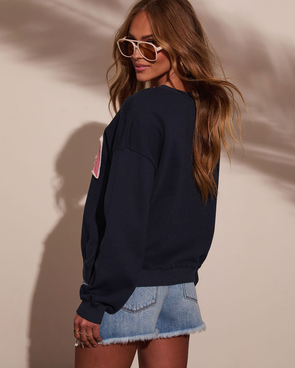 USA Graphic Pullover Sweatshirt-Matylis