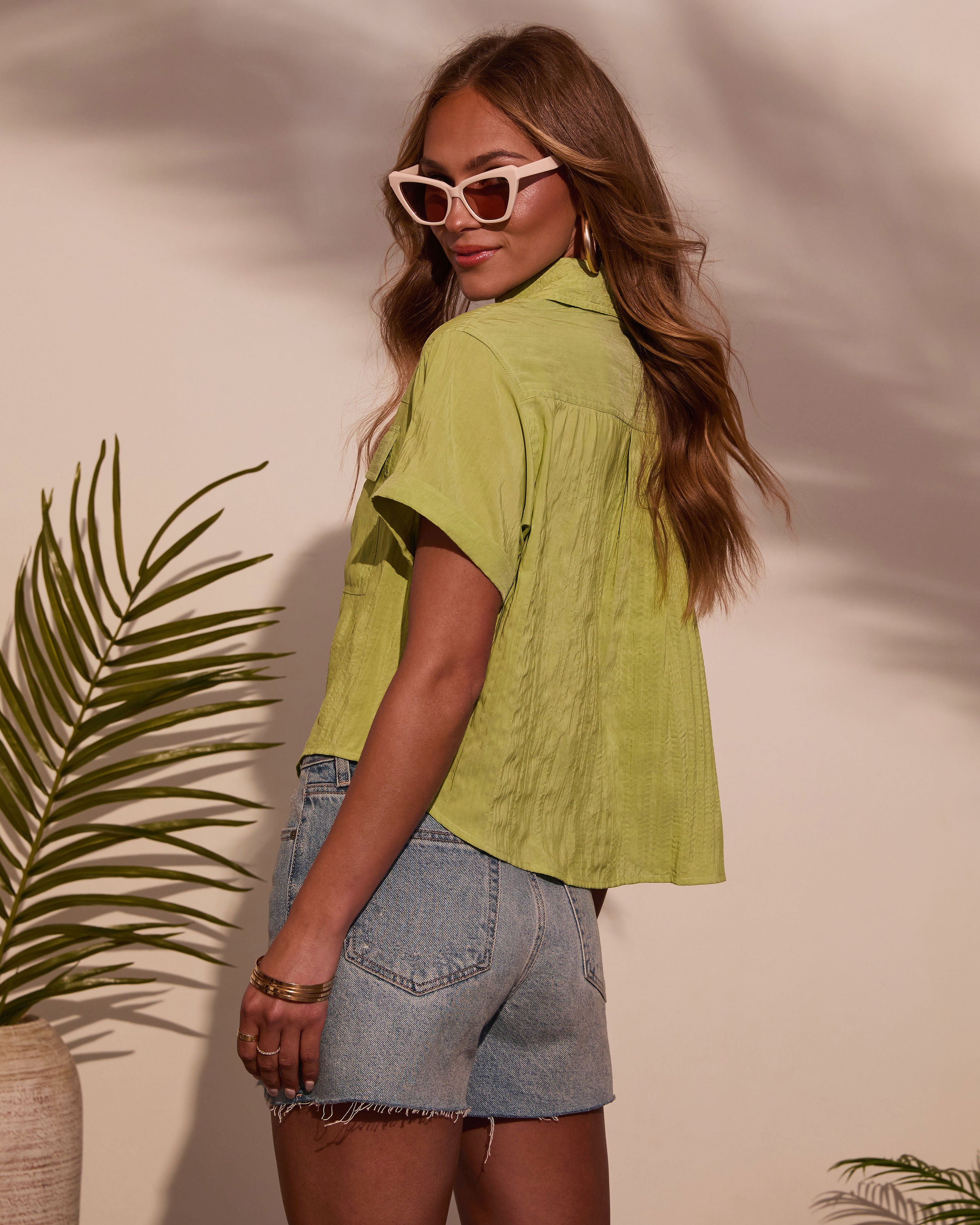 Vienna Short Sleeve Button Down-Matylis