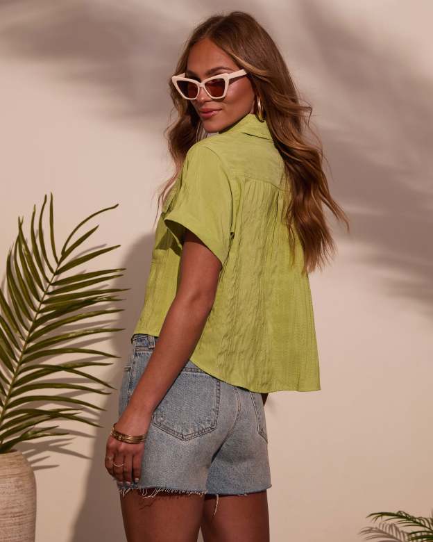 Vienna Short Sleeve Button Down-Matylis