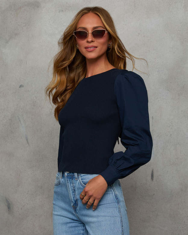 Winter Whimsy Back Tie Top-Matylis