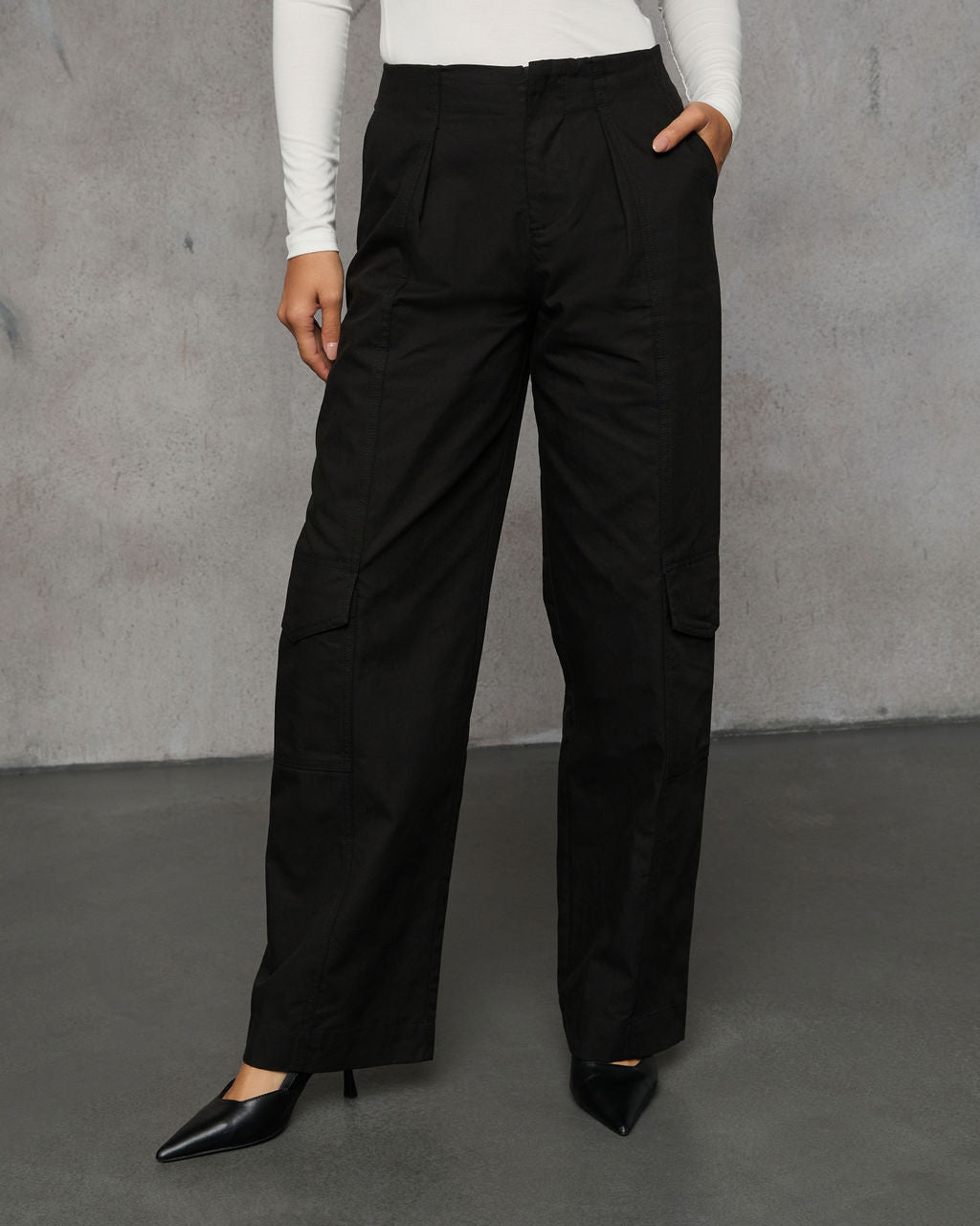 Together Again Pleated Front Pants-Matylis