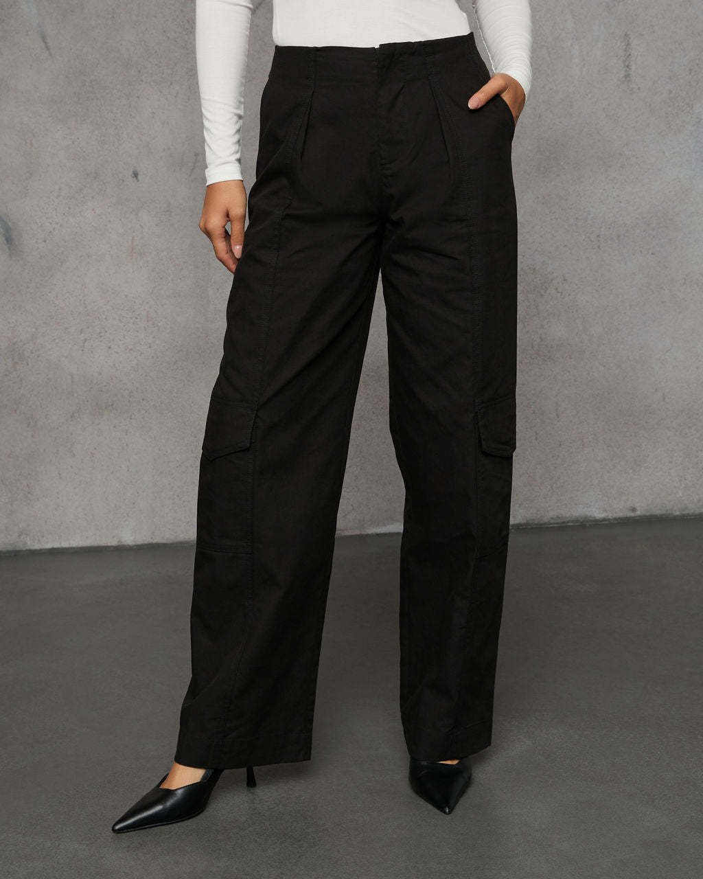 Together Again Pleated Front Pants-Matylis