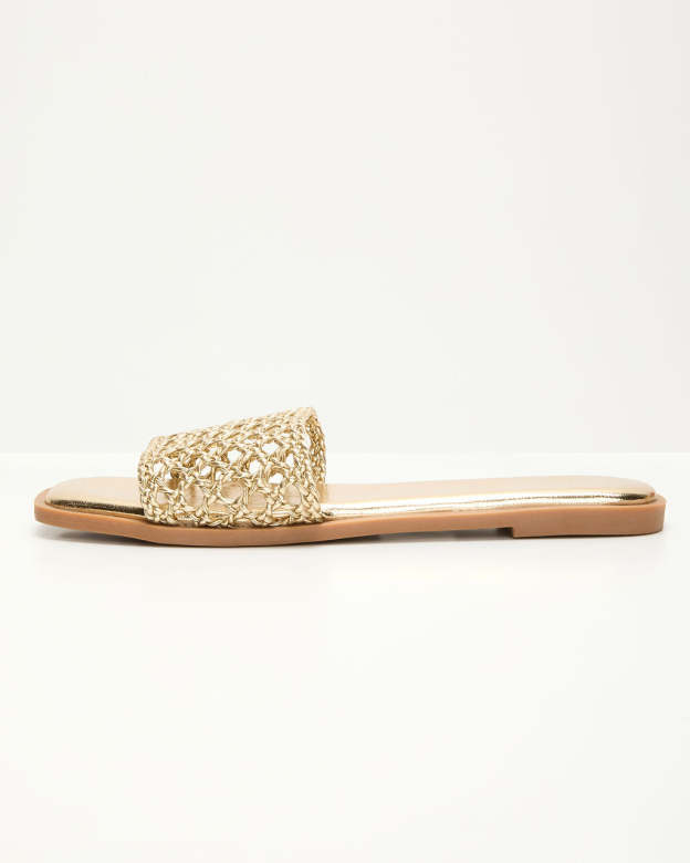 Warren Crochet Flat Sandals-Matylis