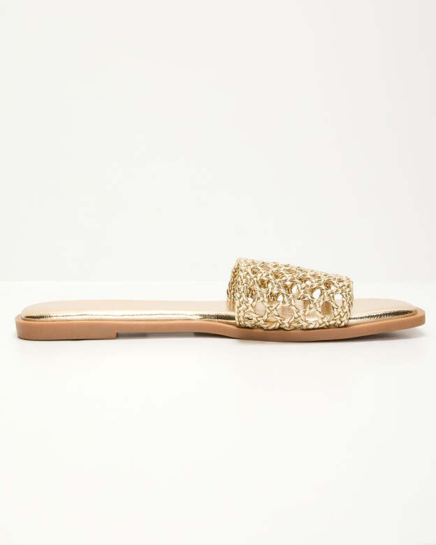 Warren Crochet Flat Sandals-Matylis