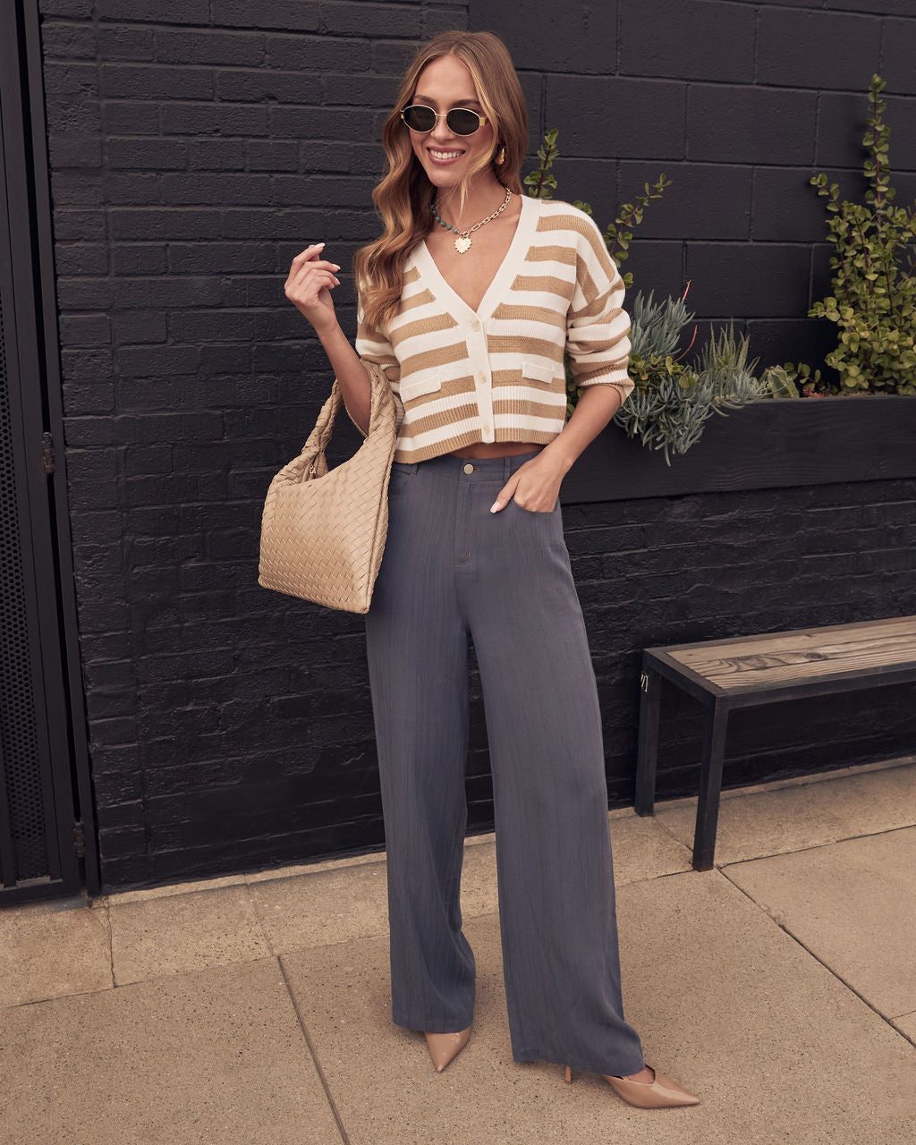 Timeless Drift Elastic Waist Pants-Matylis