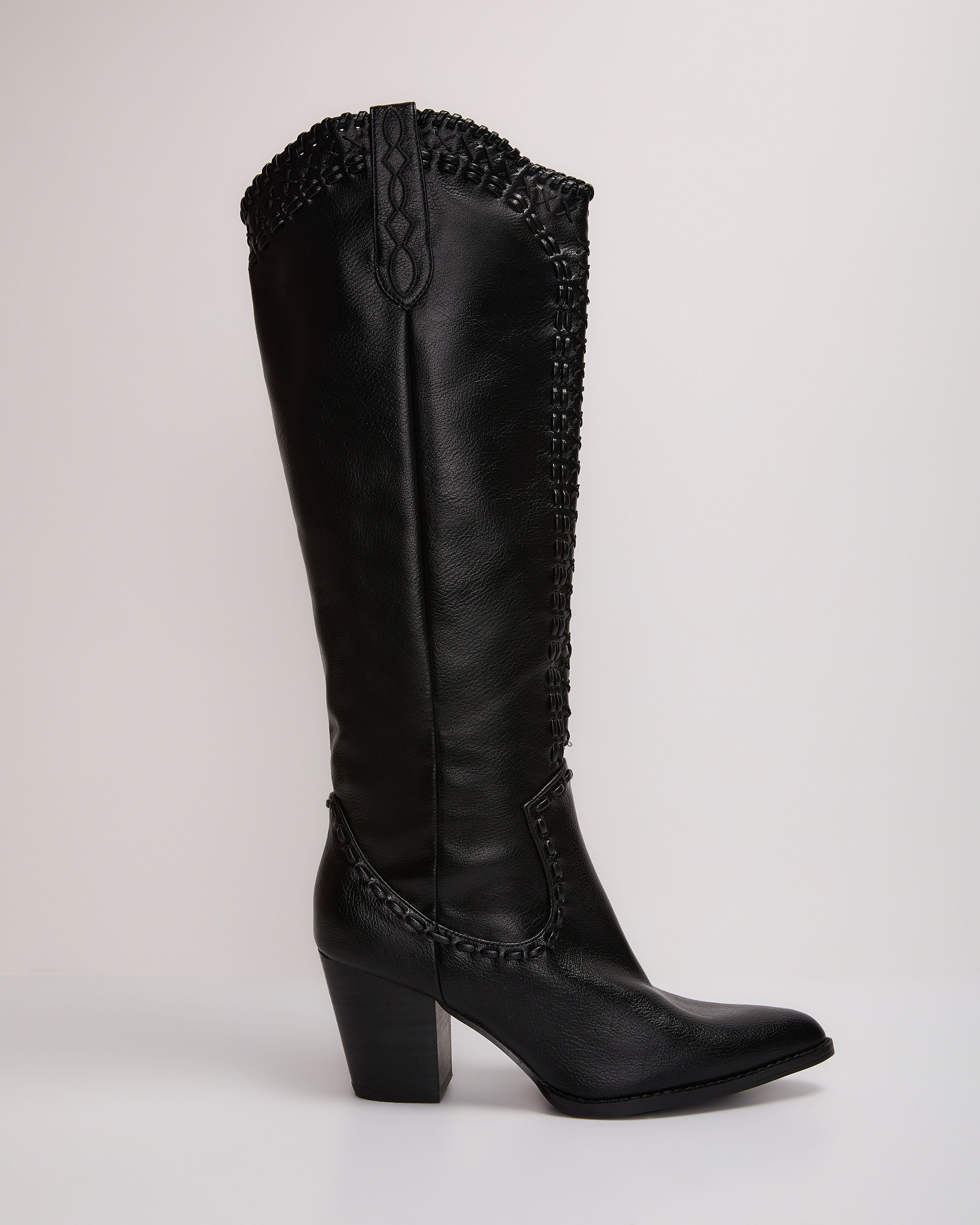 Walk Together Western Knee High Boots-Matylis