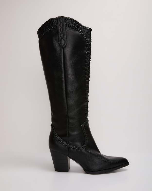 Walk Together Western Knee High Boots-Matylis