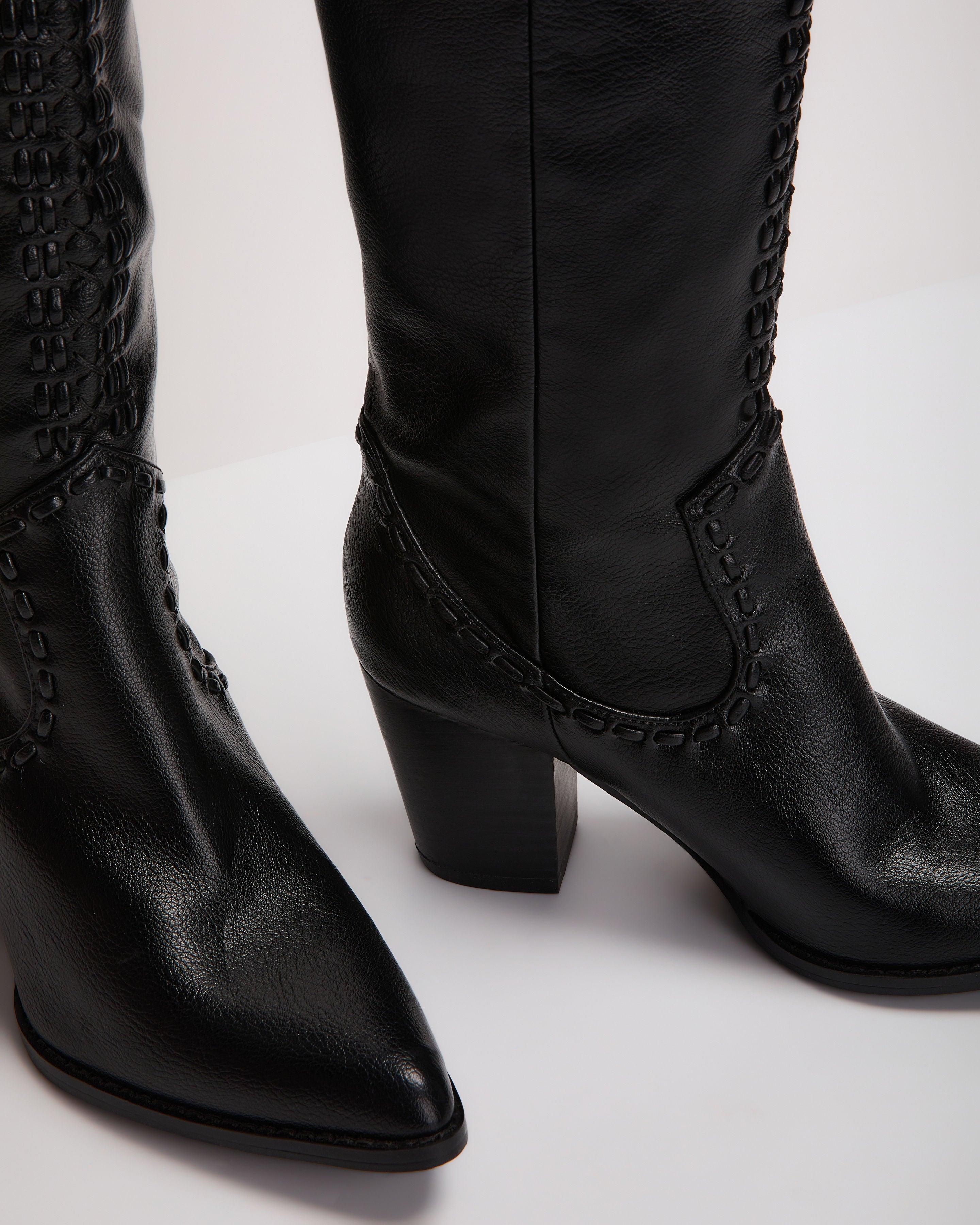Walk Together Western Knee High Boots-Matylis