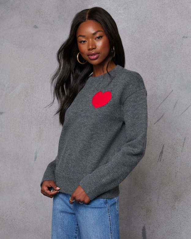 Wearing My Heart Pullover Sweater-Matylis
