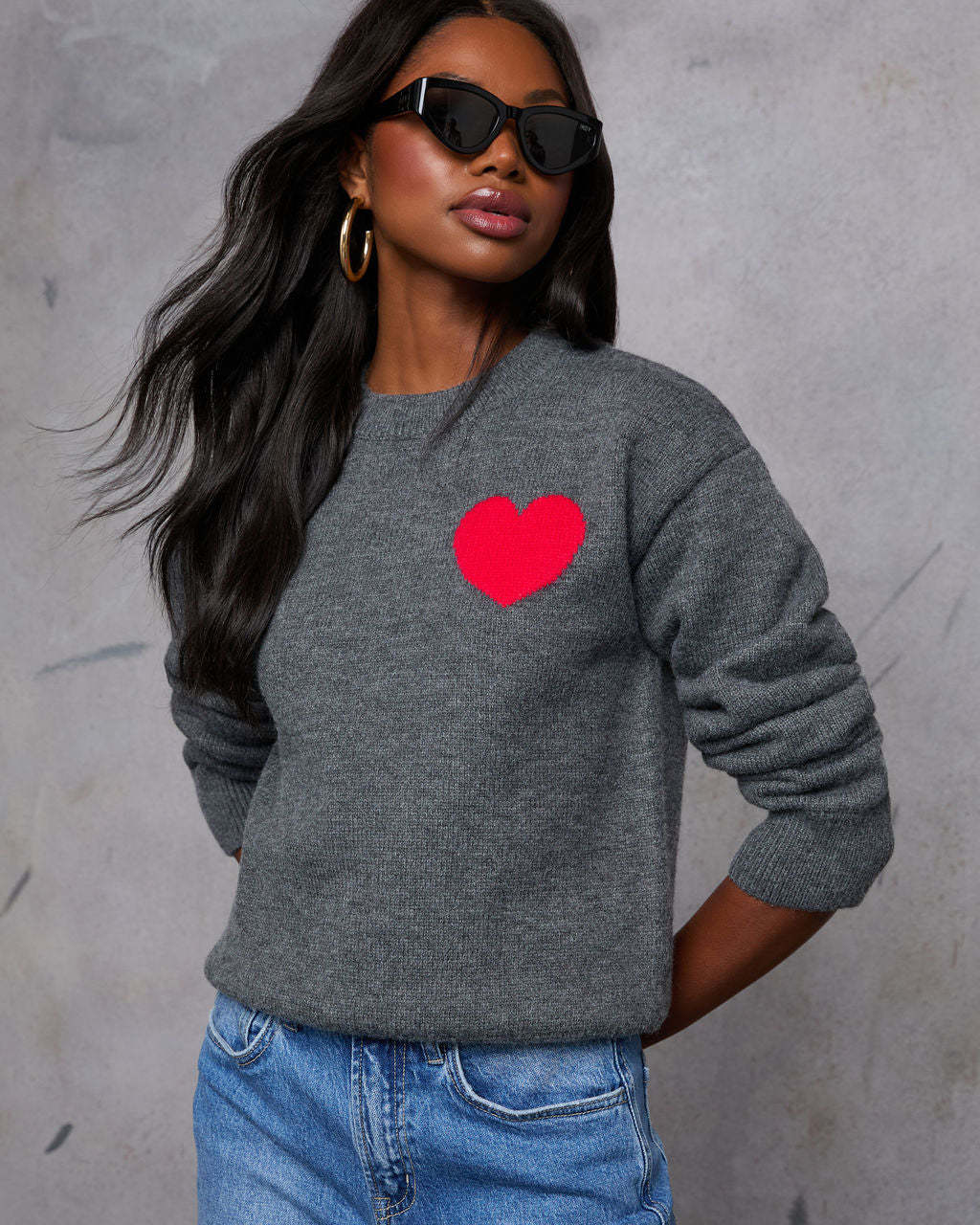 Wearing My Heart Pullover Sweater-Matylis