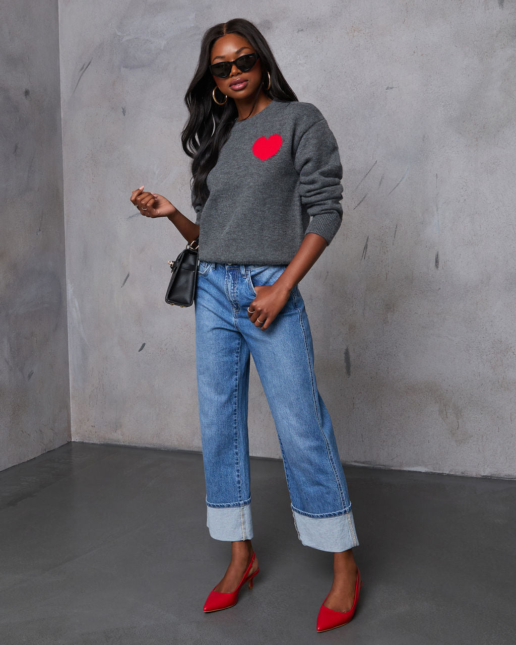 Wearing My Heart Pullover Sweater-Matylis