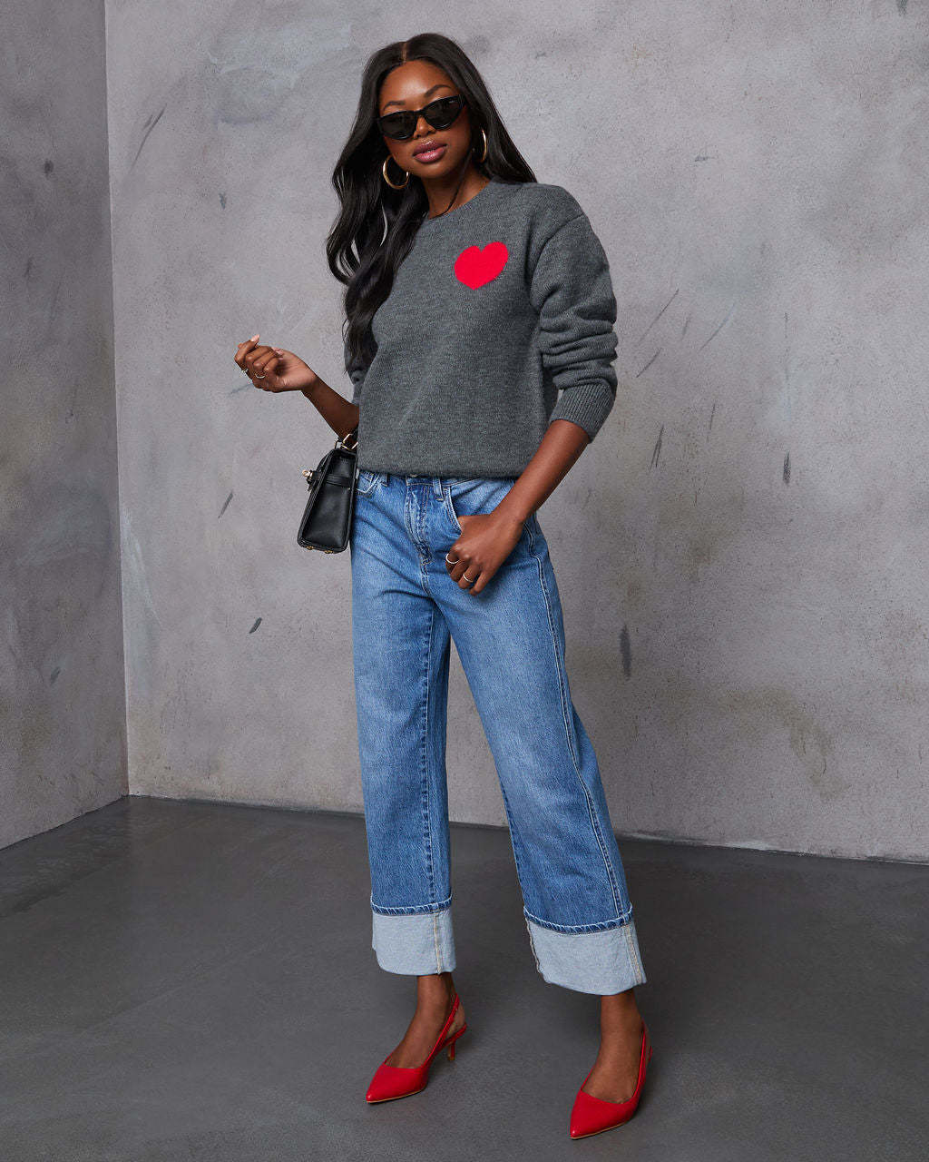 Wearing My Heart Pullover Sweater-Matylis