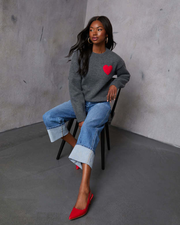 Wearing My Heart Pullover Sweater-Matylis
