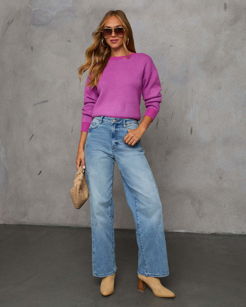 Touch Of Cool Knit Pullover Sweater-Matylis