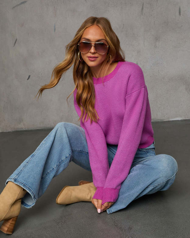 Touch Of Cool Knit Pullover Sweater-Matylis
