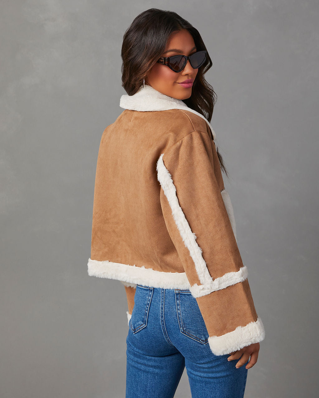 Wildwood Cropped Shearling Jacket-Matylis