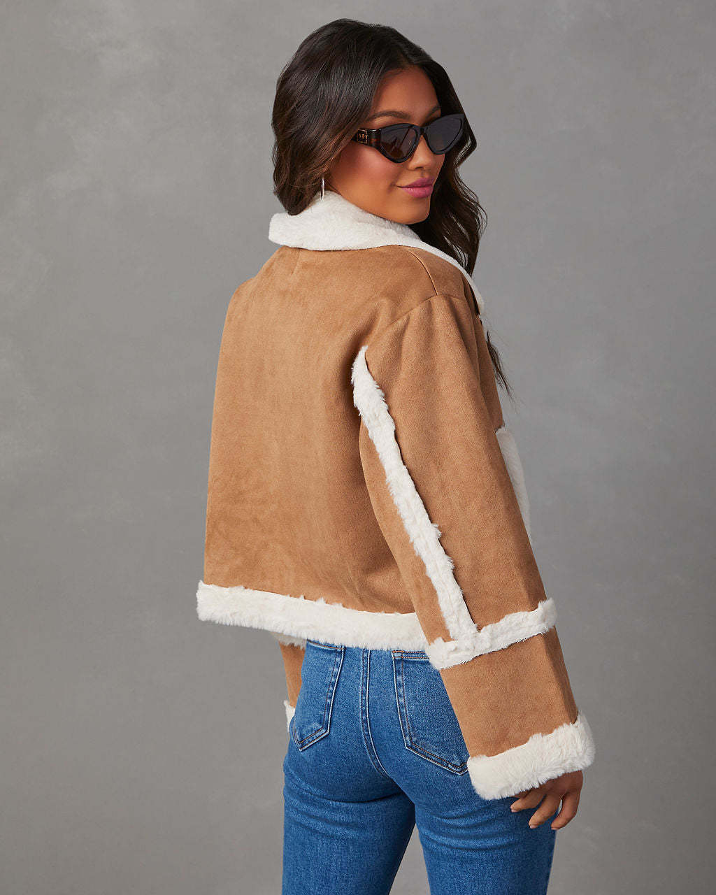 Wildwood Cropped Shearling Jacket-Matylis