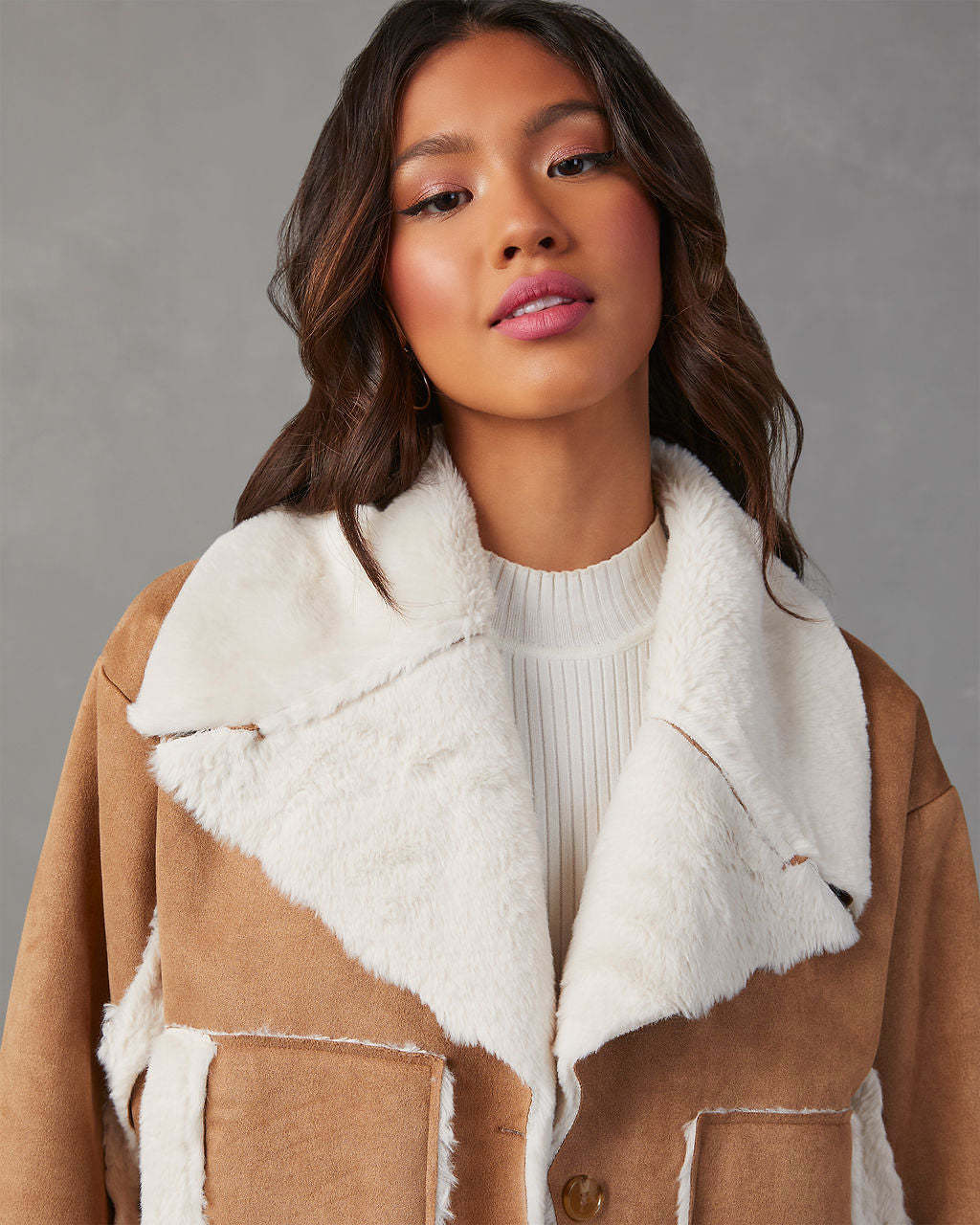 Wildwood Cropped Shearling Jacket-Matylis