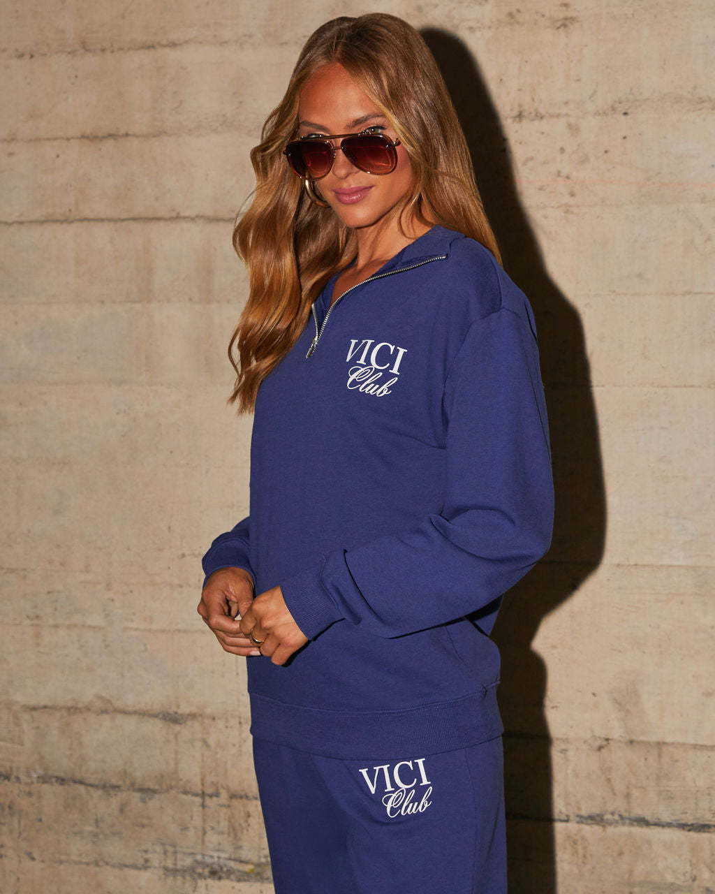 Matylis Club Quarter Zip Sweatshirt-Matylis