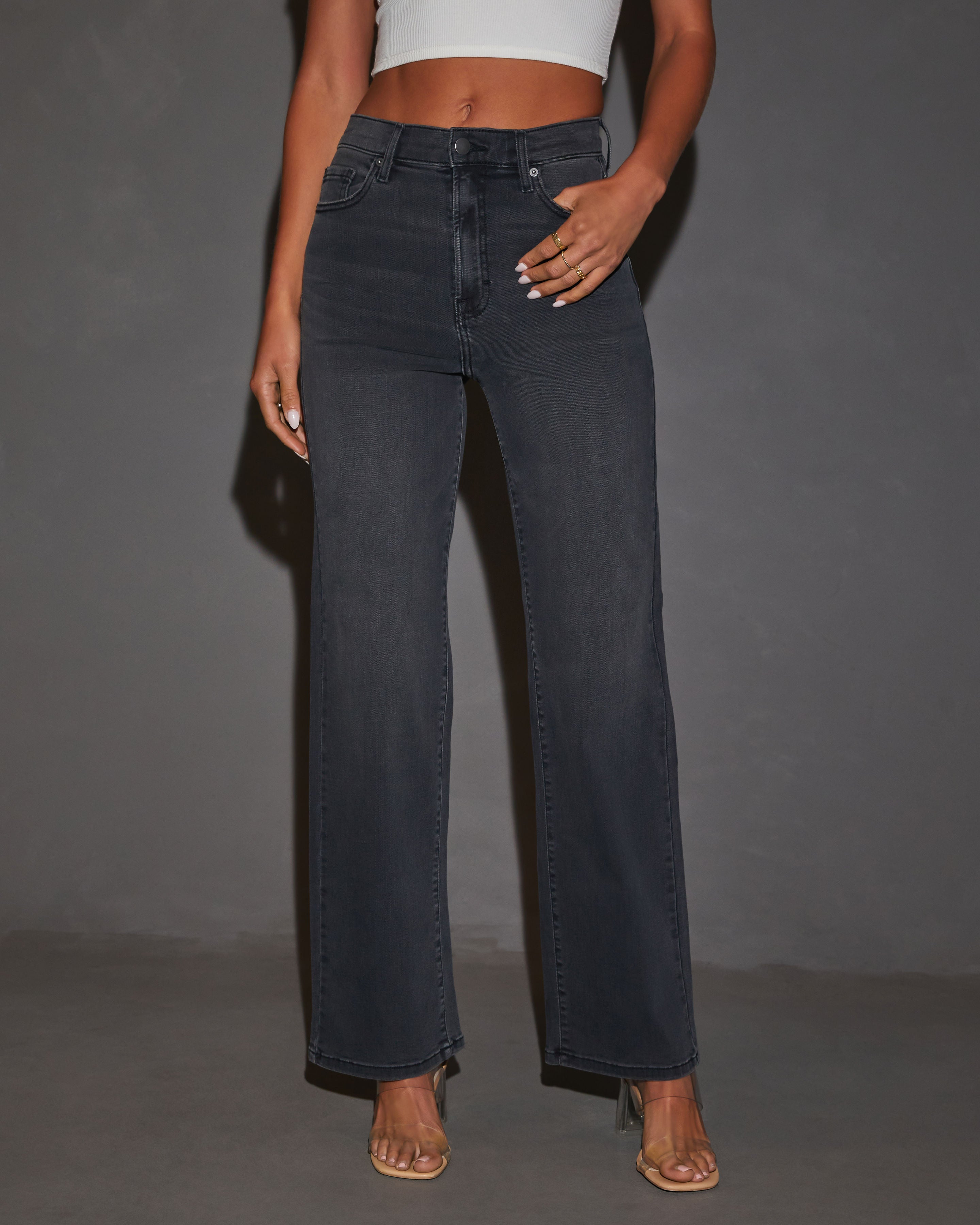 Matylis Icon High Rise Straight Jeans-Matylis