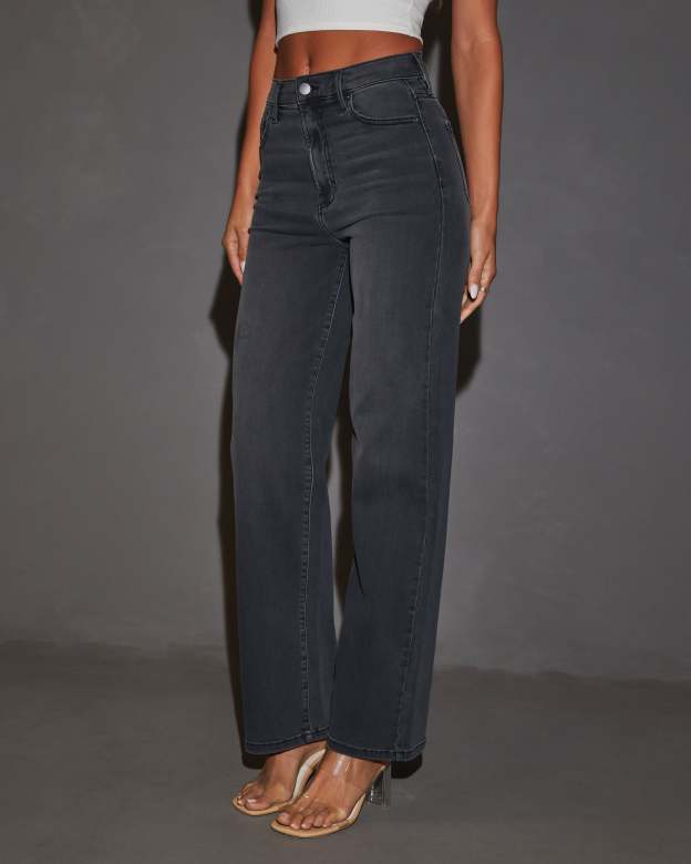 Matylis Icon High Rise Straight Jeans-Matylis