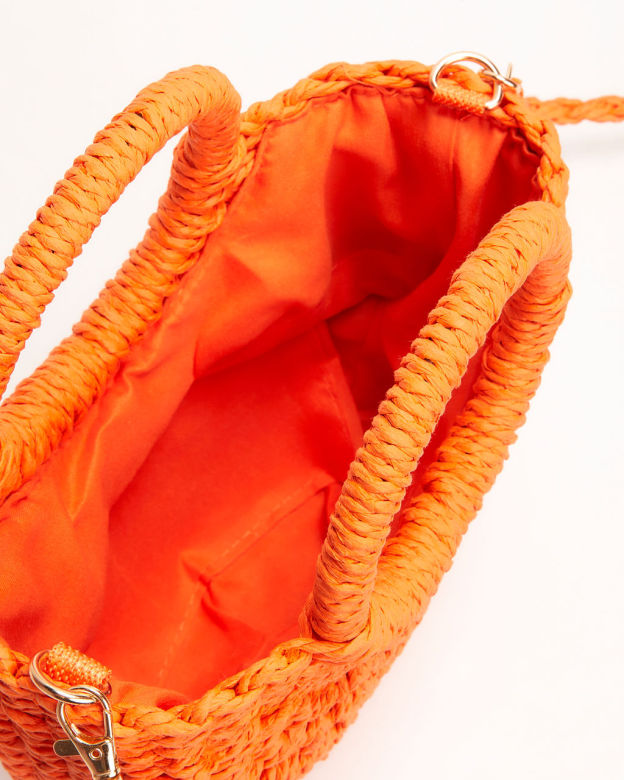 Valencia Small Rounded Straw Tote-Matylis
