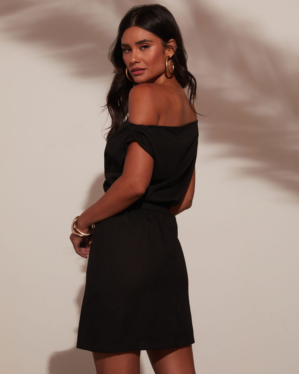 Valencia One Shoulder Mini Dress-Matylis