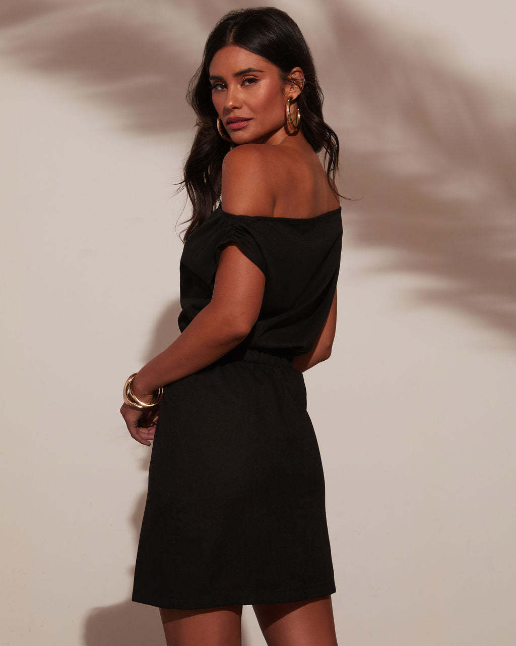 Valencia One Shoulder Mini Dress-Matylis